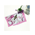 Digital custom printed 100% silk twill square scarf@