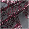 famous brand china supplier dress wholesale sequin tulle embroidery fabric india mesh fabric