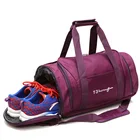 china Fashion cheap Gym Tote Bag Sports Weekend Travel Bag duffel Bag with Shoes Compartment