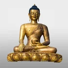Hand Brass Buddha Hand Carved Brass Standing Statue Buddha Mold