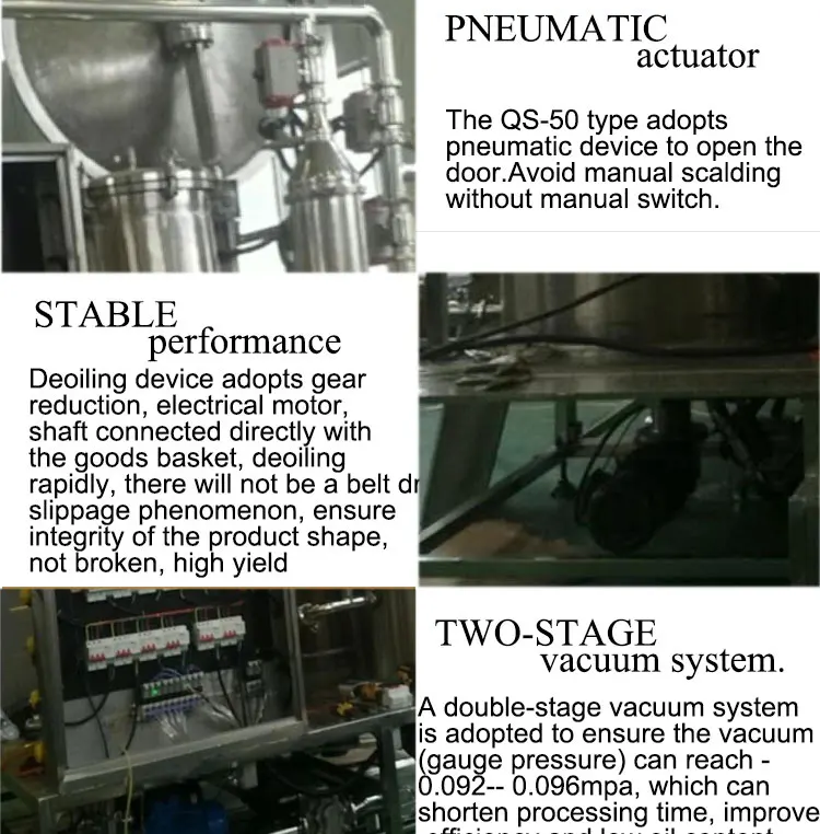 10 Kg Per Batch Small Fried Mushroom Fruit and Vegetable Apple Chips Vacuum Frying Machines Snacks Vacuum Fryer factory