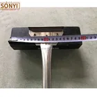 BBQ tools long handle BBQ grill hard brass bristle cleaning brush