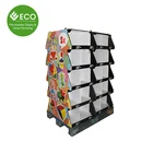 POP Cardboard Clothes Display Rack For Children Garment