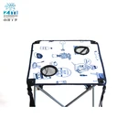 Graphic Customization Camping Table High Quality Plastic Picnic Camping Folding Table 45*45*43cm