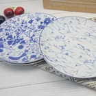 Factory manufacture full printing 8inch ceramic dinner plate for home use