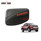 SHENJIAN FACTORY chrome matte black carbon gas tank cover for para ranger 2019 body kit para accesorios