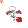 Customized shaped London souvenir keychain for travel gift