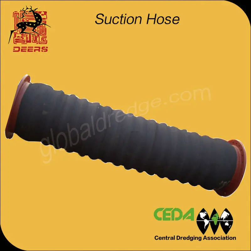 3 inch 8 inch flexible rubber expansion joint Spiral Dredging Suction Hose