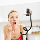 Phone Holder Flexible Cell Phone Holder Rotating Flexible Lazy Neck Custom Unique Cell Phone Holder For Desk