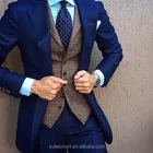 2017 Spring new design tailor made tuxedo wedding suit mens from redcollar/kutesmart