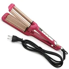 New Hair Styling Tools Fast Heating Hair Curlers with LCD Display Temperature Adjustable Ceramic 3 Barrel Hair Waver