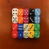 14mm NS Poker Chips dice for Ludo Game Dice & Blue,Green,Yellow,Black,Orange colorful colors Promotional Gifts RPG DICE SET