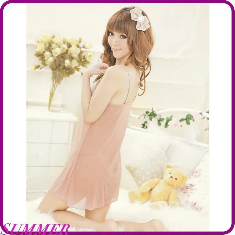 Lace extremely transparent real super sexy pajamas skirt fat lady's big yards uniform temptation lingerie suit