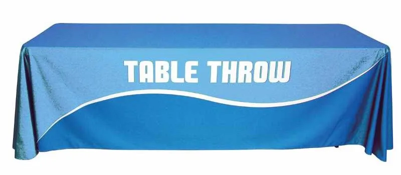 Custom Exhibition Printed TableCloth Printing, Printed Advertising Tablecloth