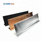 Metal Sign Holder Desk Label Name plates Holder Paper Card Table Holder Price Sign nameplate
