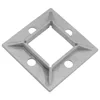 Square 40*40mm Stainless Steal Blank Rj Wn Flange