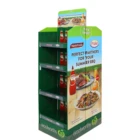 Cardboard Advertizing Display Shelf Australia Style BBQ Spice Display Shelf Custom