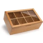 Wholesale Custom Luxury Bamboo Wooden Tea Box
