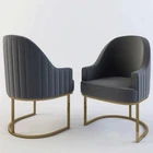 DC-440 Hotel Restaurant Furniture Modern Fabric Dining Chairs