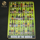 Wholesale Home Bar Wall Decorative Art Metal Crafts Custom Embossed Beer Tin Signs