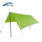 Camping Tarps Ultralight Compact Double Side Silicone Tent Nylon Camping Awning Sun Shelter