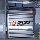 Exterior automatic industrial interior aluminum high speed sectional spiral garage door