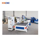 KIN1325S-ATC Economic CNC Milling Wood Moulder Carving Machine with Rotary ATC