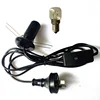 1.8M Black salt lamp power cord on/off switch AU approved+15W bulb