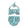 Fancy Summer Baby Girl Boutique Two Piece floral Kids Bathing Suit Swim Wear