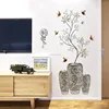 Flower Vase and butterfly various designs home decal wall stickers for room decoration