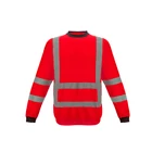 New design high quality reflective safety fleece shirt