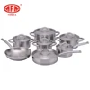 AAA surgical steel prestige 10 pcs dessini cookware set