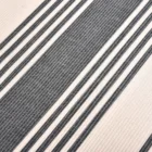 China Washable Home Black And White Striped Mat Floor Carpet And Rug Area Rugs Non-slip