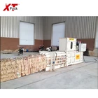 Horizontal hydraulic semi-Automatic waster paper cardboard balers