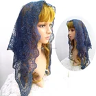 Triangle Lace Scarf Veil Head Covering Lace Trim Scarf