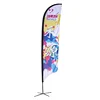 Factory Price Outdoor Custom Design Printing Double Side Polyester Advertising Beach Teardrop Feather Flag Banner Pole