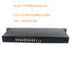 high quality Factory price 16 port POE Switch 48v cctv Poe Switch For Ip Camera