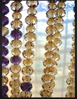 ornament jewelry crystal glass faceted rondelles beads
