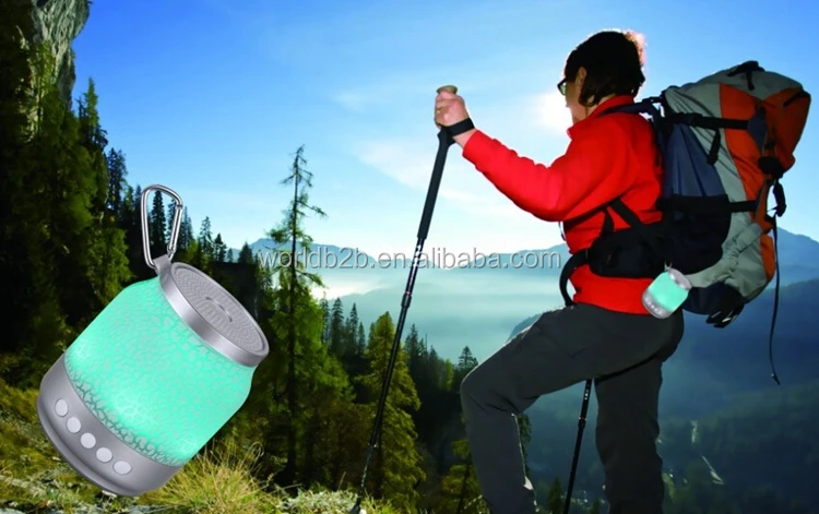 New Portable Mini Wireless Speaker with Colorful LED Light Super Bass Sound - ANKUX.COM