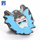 Custom metal soft enamel pin badge magnetic head lapel pin