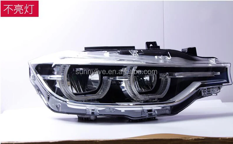 LED Angel Eyes Headlight For BMW F30 F35 318 320 325 328 330 335 2013-2015 Year CN