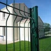 Welded Garden Fence Panel / Outdoor 3D Square Post Powder Coated Welded Wire Mesh Fencing