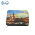 metal foil holographic laser fridge magnet