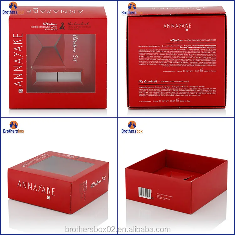 product photos:paper handmade packaging gift box with window