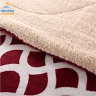 Factory customized color 100% polyester sherpa fleece comforter quilt