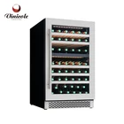 High Quality VI88D 79 Bottles Dual zone Wine Collection with Fan Cooling System