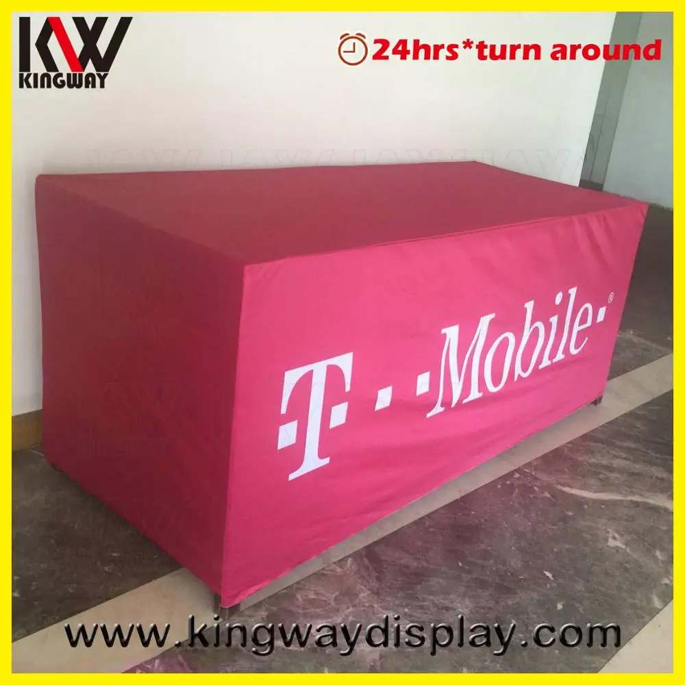 Custom Design 6ft 8ft Table Cover With Your Company Logo Buy