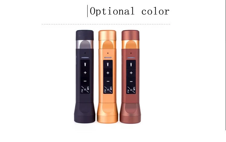Outdoor sport led torch light bluetooth speaker with Flashlight power bank - ANKUX.COM