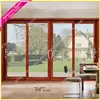 Amazing!!! double glazing glass wood finish aluminium window and door for villa house/manufacturer/factory supplier/OEM/ODM/OBM
