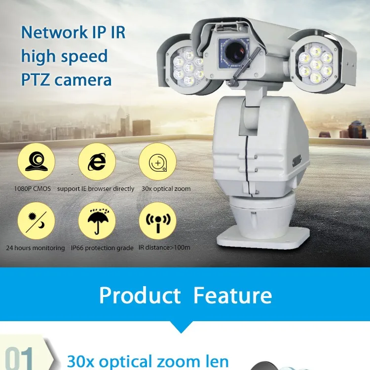 Long Range PTZ Laser Camera